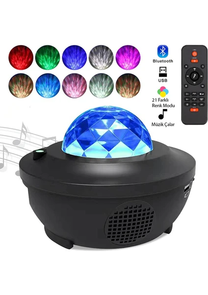 Işıklı Müzikli Yıldız Evreni