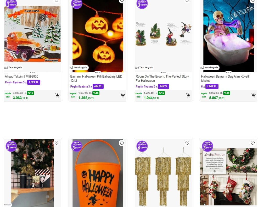 Hepsiburada Yılbaşı Alışverişi Coşkusu