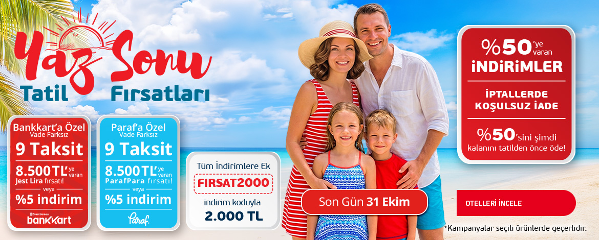 Touristica Yaz Fırsatları